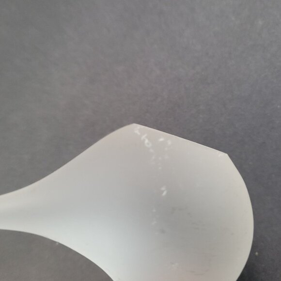 Frosted Glass Bird Figurine 5" Long Collectible Decoration Minimalist Art Piece - Picture 5 of 6